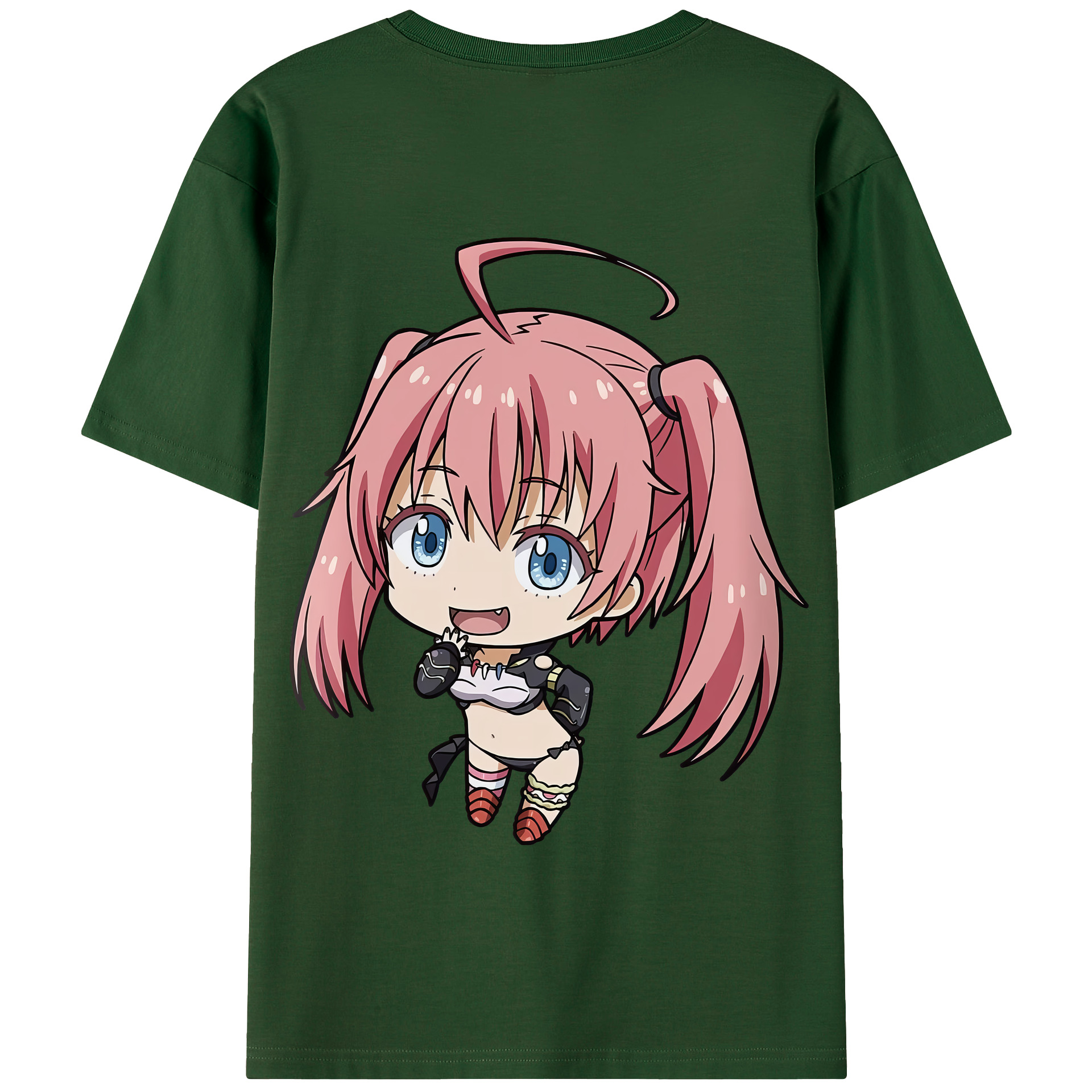 （画像用） 転スラ Regarding Reincarnated to Slime 綿100％半袖Tシャツ（背面プリント）